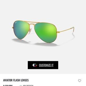 Ray Bans Polarized Aviator Flash Lenses